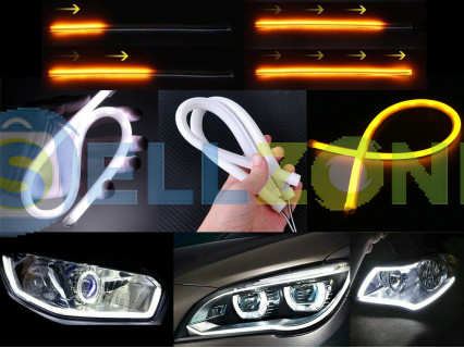 Λωρίδες LED DRL για φώτα ημέρας με φλας ένδειξη στροφής- LS04-LS10